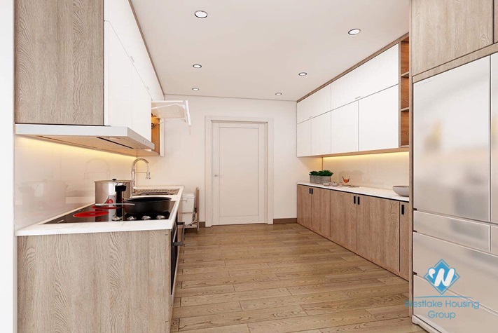 New renovation apartment for rent in E building, Ciputra Urban, Tay Ho district, Ha Noi